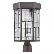 Designers Fountain Outdoor Kingsley 32136 Post Lantern - Aged Bronze Patina   